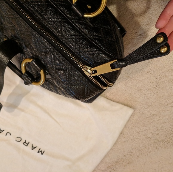 MARC JACOBS BLACK LEATHER HANDBAG!!! EXCELLENT!! - Picture 5 of 8